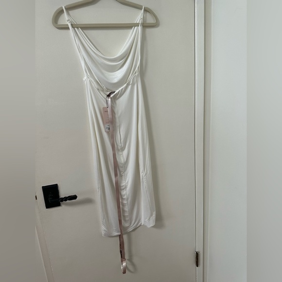 36 House of CB Samara White Midi Dress Size small - Picture 9 of 10